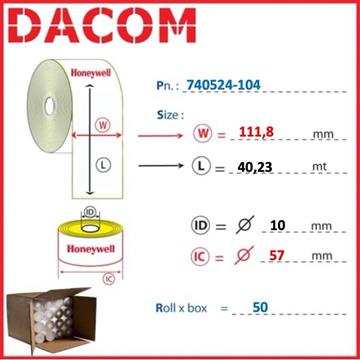 CONSUMIBLES RECIBOS Honeywell SUPPLIES - HONEYWELL SUPPLIES - RECEIPT 740524-104 Photo 0