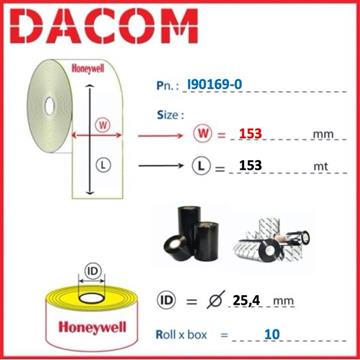 CONSUMIBLES RIBBON Honeywell SUPPLIES - HONEYWELL SUPPLIES - RIBBON - WAX/RESIN i90169-0 Photo 0