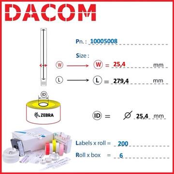 CONSUMABILI BRACCIALETTI Zebra CONSUMABILI - WRISTBAND 10005008 Photo 0