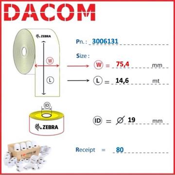 CONSUMABILI RICEVUTE  Zebra CONSUMABILI - RECEIPT 3006131 Photo 0