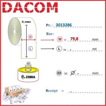 CONSUMABILI RICEVUTE  Zebra CONSUMABILI - RECEIPT 3013286 Photo 0